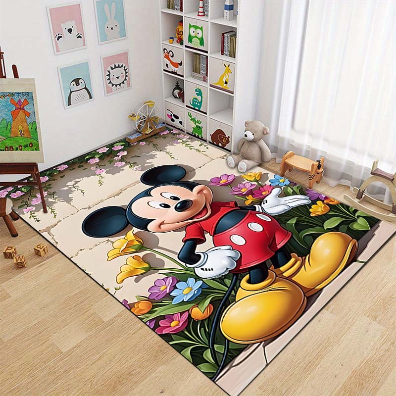 3D M-Minnie M-Mickey Mouse Bedrukte Vloerkleed Tapijt voor Woonkamer Slaapkamer Vloermat Decor Verassing Cadeau voor Jongens en Meisjes Potdemiel