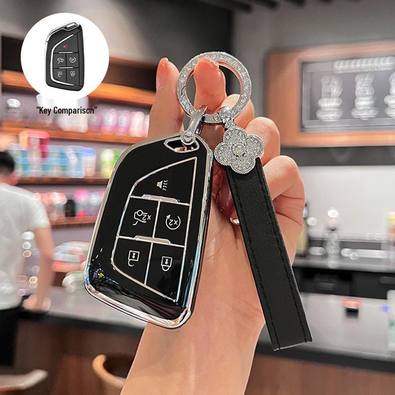 Cadillac Key Case: Protective Shell for XT5, CT5, XT4, CT6, XTS, ATSL, XT6 (New Model)