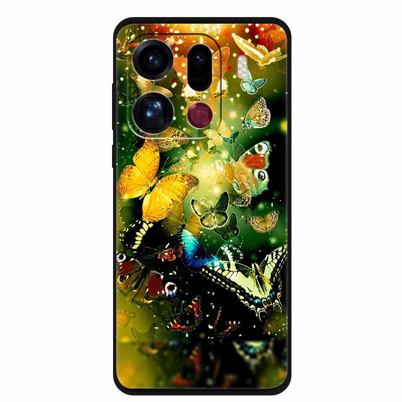 Luxus Hülle für OPPO Find X9 Pro 5G Weiches Silikon Schutz Stoßfest Handy Rückseite für OPPO Find X9 Pro 6.78" TPU Schalen