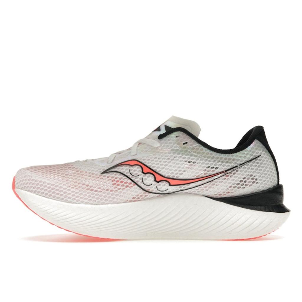 SAUCONY Endorphin Pro 3 White ViZiRed Men Sneakers Black S20755-85
