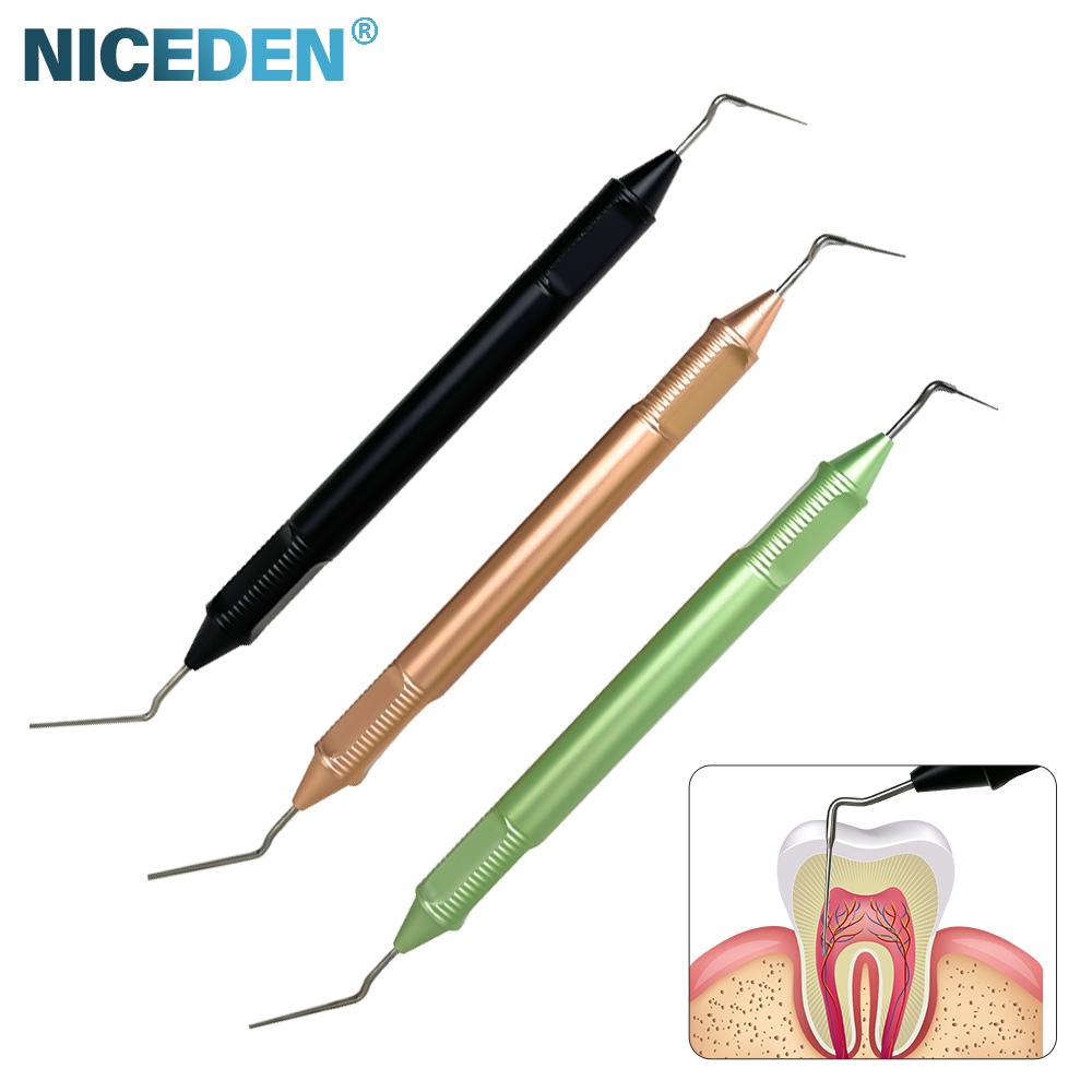 1Pcs NICEDEN Dental Endo Buchanan Hand Plugger Fill Instrument NITI Tip #0 #1 #2 Endodontic Dentist Dentistry Tools