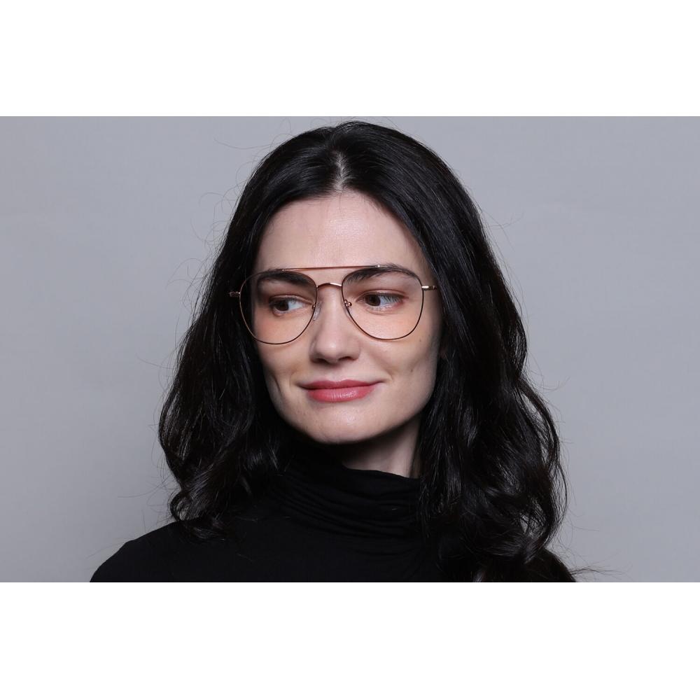 Full Rim Pilot Black Gold Smartbuy Collection Debbie 922d Fashion Unisex Eyeglasses