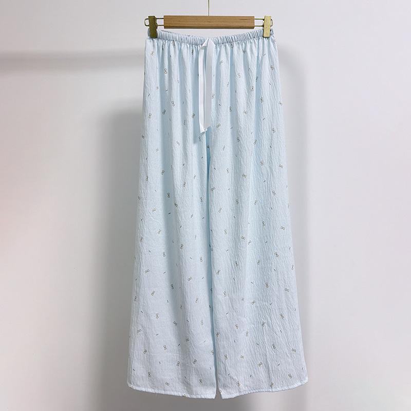 Cloud Cotton Cartoon Pajama Pants: Women's Loose, Breathable, Casual Long Pants for Spring/Summer - Youth Home Essential