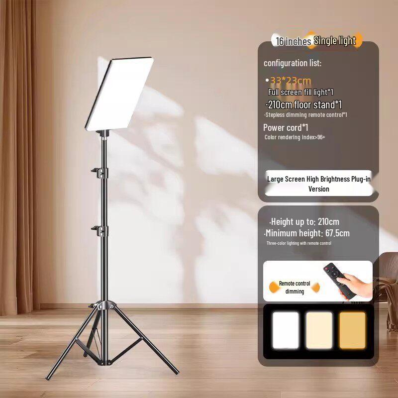 Professional LED Fill Light for Streaming, Broadcasting, Photography, and Beauty Enhancement