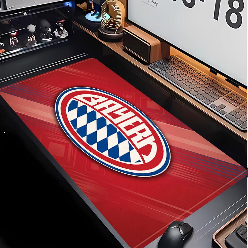 Tappetino per Mouse con Motivo Calcio Bayern Monaco No?Tappetino Mouse da Gioco Antiscivolo con Base in Gomma per Scrivania Ufficio Casa