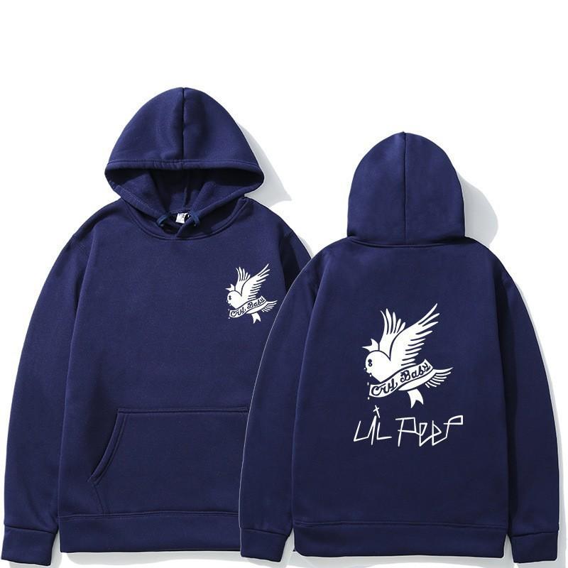 City Letter Print Hoodie Warm Wool Daily Pullover Fashion Casual Loose