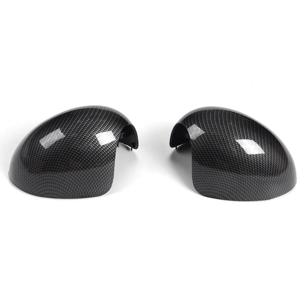 ABS Carbon Texture Rearview Mirror Cover Cap Compatible with For Mini Cooper R55 R56 R57 R58 R60 R61 Exterior Mirror Housing