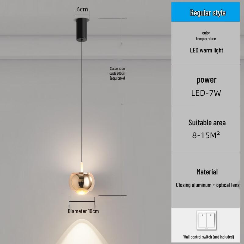 Подвесная лампа для спальни NuFeng в итальянском стиле