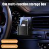 1pcs Universal Car Key Holder Clip Car Interior Storage Box Dashboard Organizer Adhesive Mount For Card Key Rack