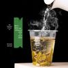 Thickened Transparent Plastic Disposable Cups for Hot Drinks - Commercial & Household Use, Large & Small Sizes