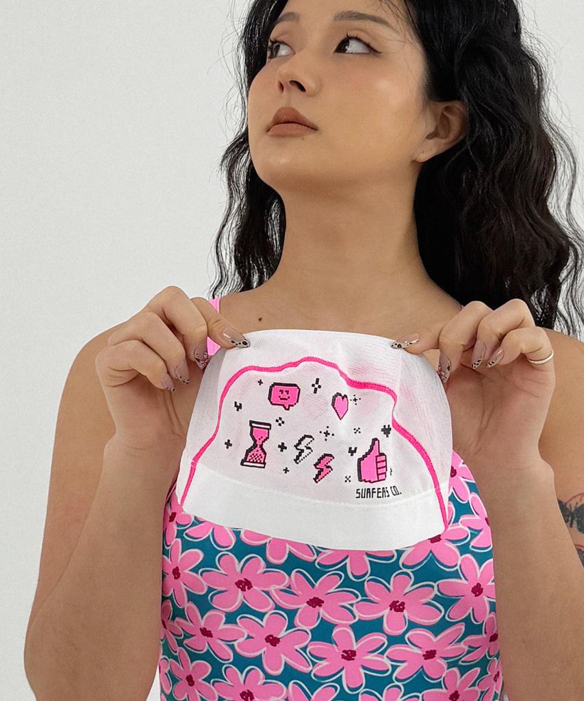 Seopeoseuko Pink Blossom Swimwear