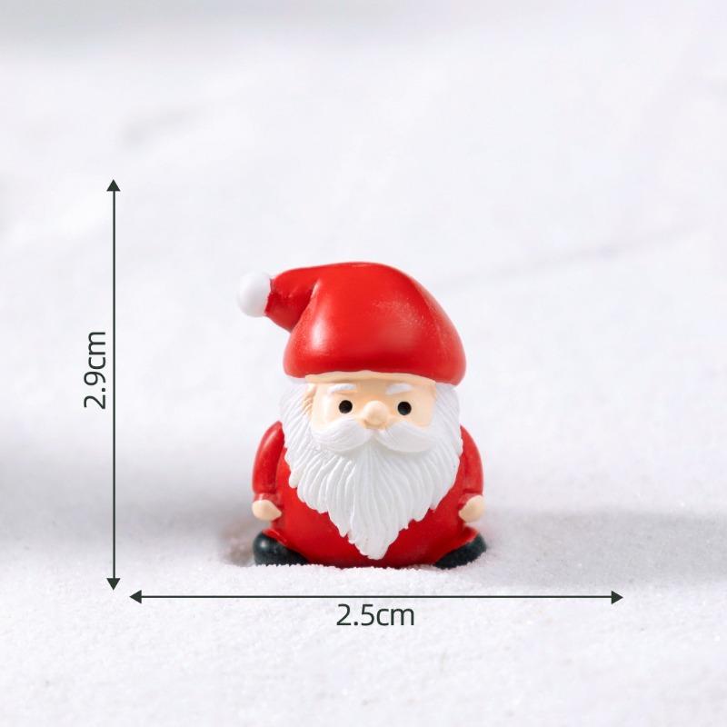 

Микро-ландшафт Дед Мороз Снеговик Украшения Хрустальный шар Подвесные аксессуары Рождественские маленькие украшения 5#