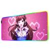 Dva Mouse Pad RGB Gaming Mousepad Big LED Pad PC Desk Mat Luminous Mouse Pad Large Keyboard Mats Table Rug With Backlit