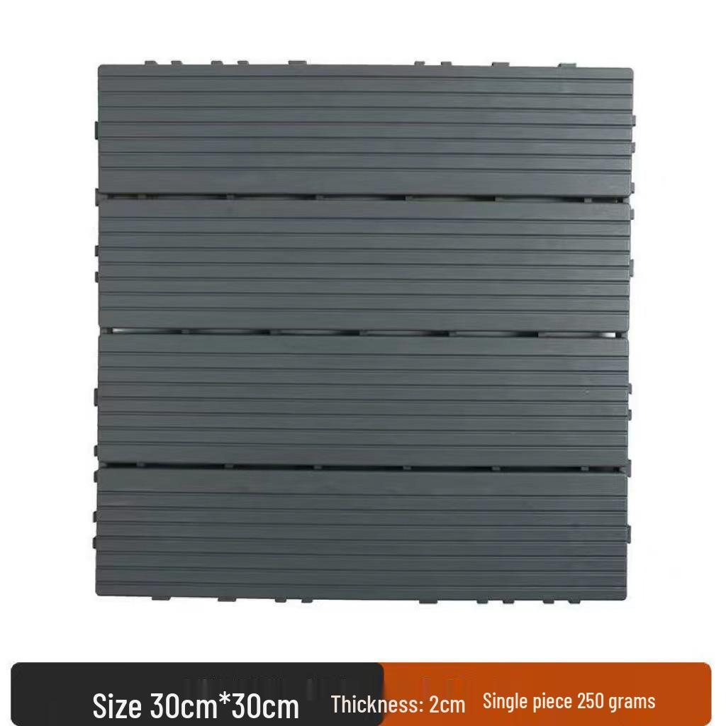 Outdoor Self-Assemble Wood-Plastic Flooring for Balcony, Terrace, and Garden Renovation