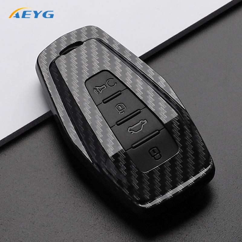 

Abs Carbon Fiber Car Key Case Cover For Geely Emgrand X7 Ex7 Coolray Atlas Boyue Nl3 Gt Gc9 Borui