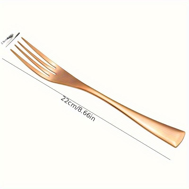 Zestaw sztućców w kolorze różowego złota, Zestaw sztućców ze stali nierdzewnej 18/10, Polerowany na lustro, Można myć w zmywarce