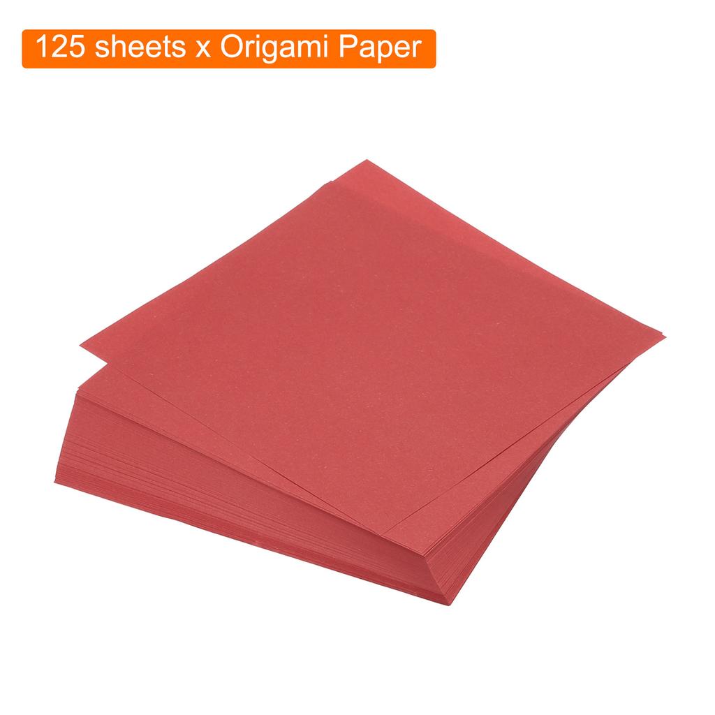 125 Sheets Origami Paper Double Sided Square Sheet for Art Craft Project, Beginners Gifts Decor 6x6 Inch(15x15cm)