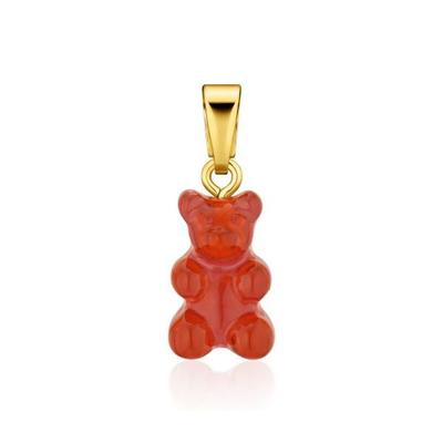 [CRYSTAL HAZE]BEAR-JELLY RED-CLASSIC CONNECTOR Women's Charm