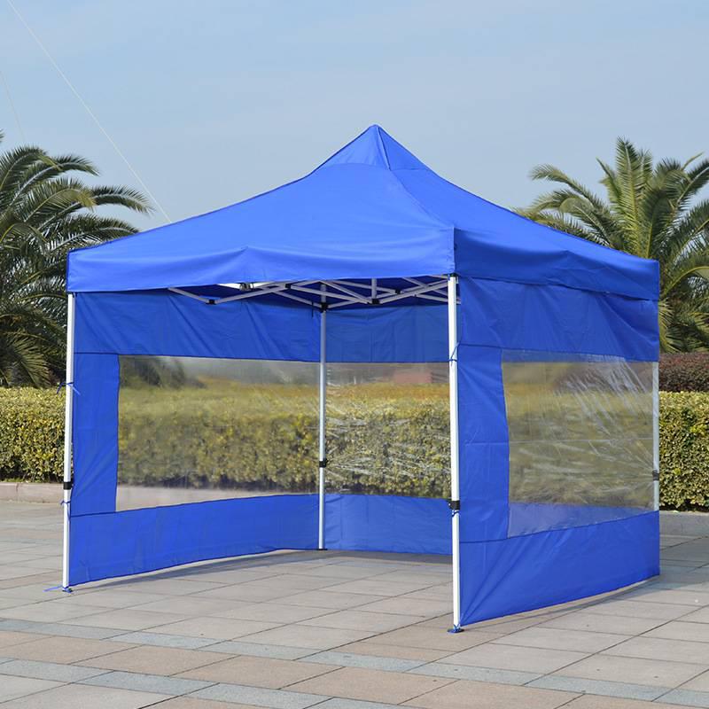 Retractable Outdoor Awning: Four-Legged, Folding Sunshade & Rainproof Shelter.