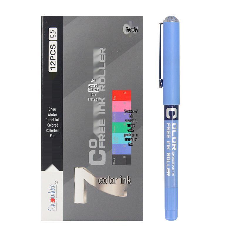 PVN-159 Red Needle-Type Gel Pen for Students, Signatures, and Office Use
