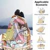 1pc, Sanrio Charming Home Decor: Cozy Blankets Perfect for Bedroom, Living Room, Travel, Camping, Car, Beach, Office Naps, Ideal Gift! Flannel Throw B
