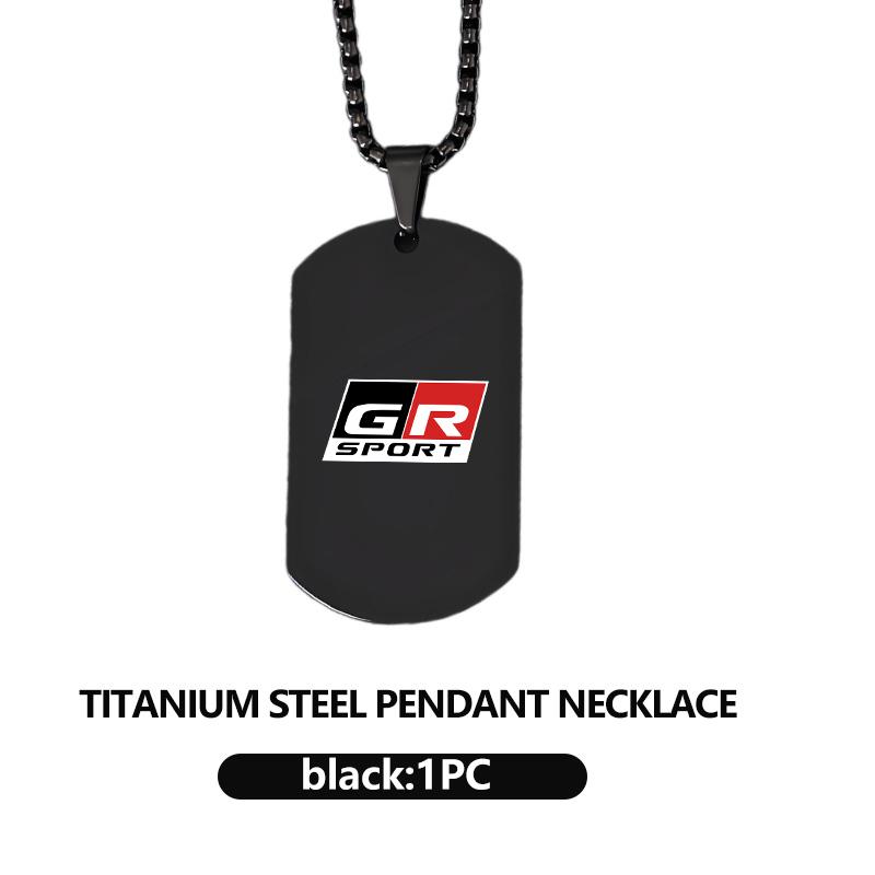 Car Pendant Emblem Interior Rearview Mirror Ornaments Decorations Accessories For Toyota GRsport Hilux Aygo Yaris Corolla Rav4
