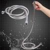 1.5m Durable Chrome Plated Bathroom Supplies Shower Tube Flexible Plumbing Hoses Water Pipe