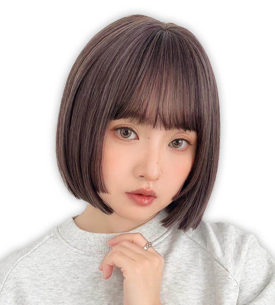 

Перука Brightlara, Короткий Боб з Внутрішнім Кольором, Сітка, Перука Натуральний Блонд, Тупий Боб, Жіноча, Ефектна, hf2007-FP