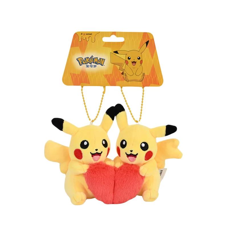 

Gengar Jigglypuff Bulbasaur Plush Toys Stuffeds Mimikyu Mew Togepi Keychain Backpack Pendant Keyring Birthday Gifts