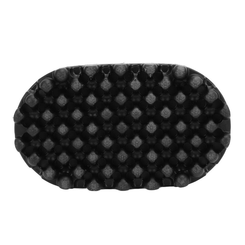 Black Color Curling Hair Brush Big Small Holes Afro Hair Brush For Salon Dreadlocks Comb Home Use
