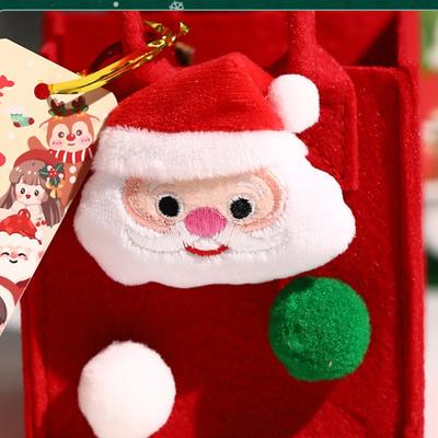 Christmas Gift, Apple Bag, Christmas Eve Fruit Bag, Felt Handbag Decoration, Creative  and  Interesting  Holiday  Items