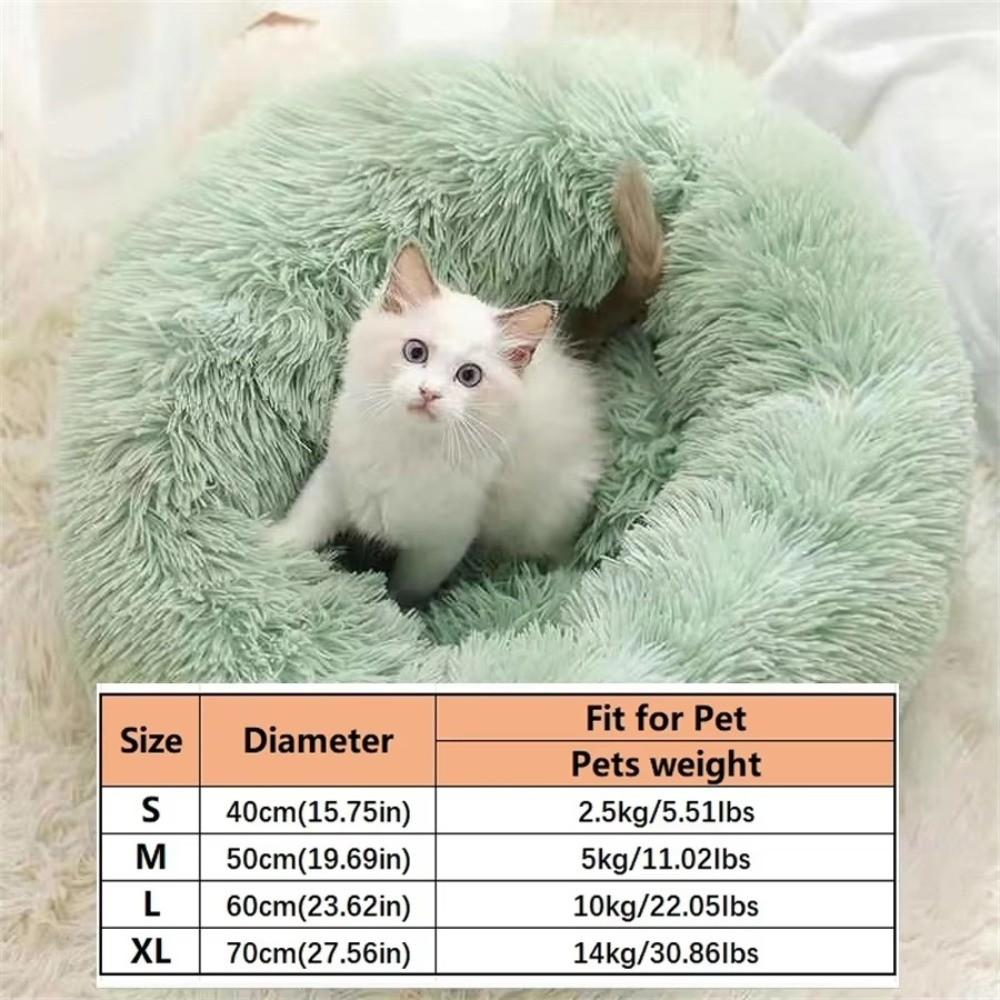 Cama Almofada para Gato de Estimação de Pele Sintética Cama Macia para Dormir Nova Cama Calmante para Cachorro para Cão Pequeno e Gato