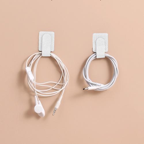 Multifunctional Reusable Cable Storage Boxs Sticker Desk Organizing Adjustable Cable Holder Organizer Desktop Management Belt