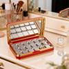Cosmetic Storage Box With Strong Magnetic To Secure Eyeshadow Blush Highlighter Portable