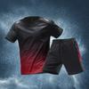 Men's T-shirt Sports Running T-shirt Shorts Quick-drying Breathable Short-sleeved Round Neck Activity T-shirt Outdoor Exercise Men's Sports Suit