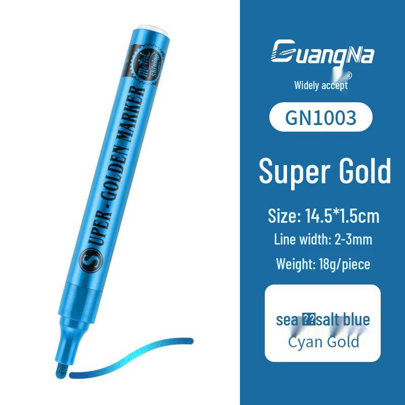 Metallic Color Craft Markers: Water-Based Paint Pens for Albums, Cards, Ceramics, and More