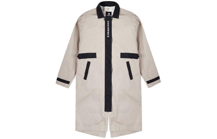 Converse Parka Coats Women s Beige Lapel Moderate 10022962-A02 L