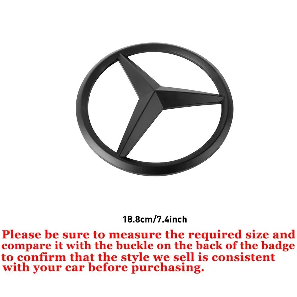 

For Mercedes Benz Car Front Hood Grille Badge Decoration Cover Sticker for Mercedes Benz AMG W108 W124 W126 W140 W168 W169 W176