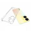 For Realme C55 Anti-Slip Clear Phone Case Four Corner Airbag Shock-Absorbed Corner Flexible TPU Cover