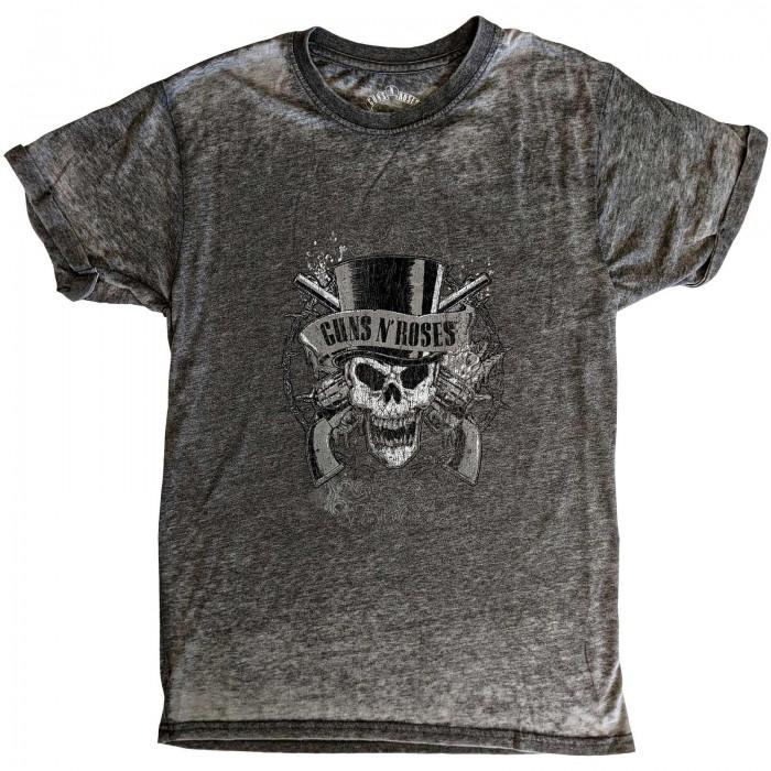 Guns N Roses Unisex tričko vybledlé lebky pro dospělé