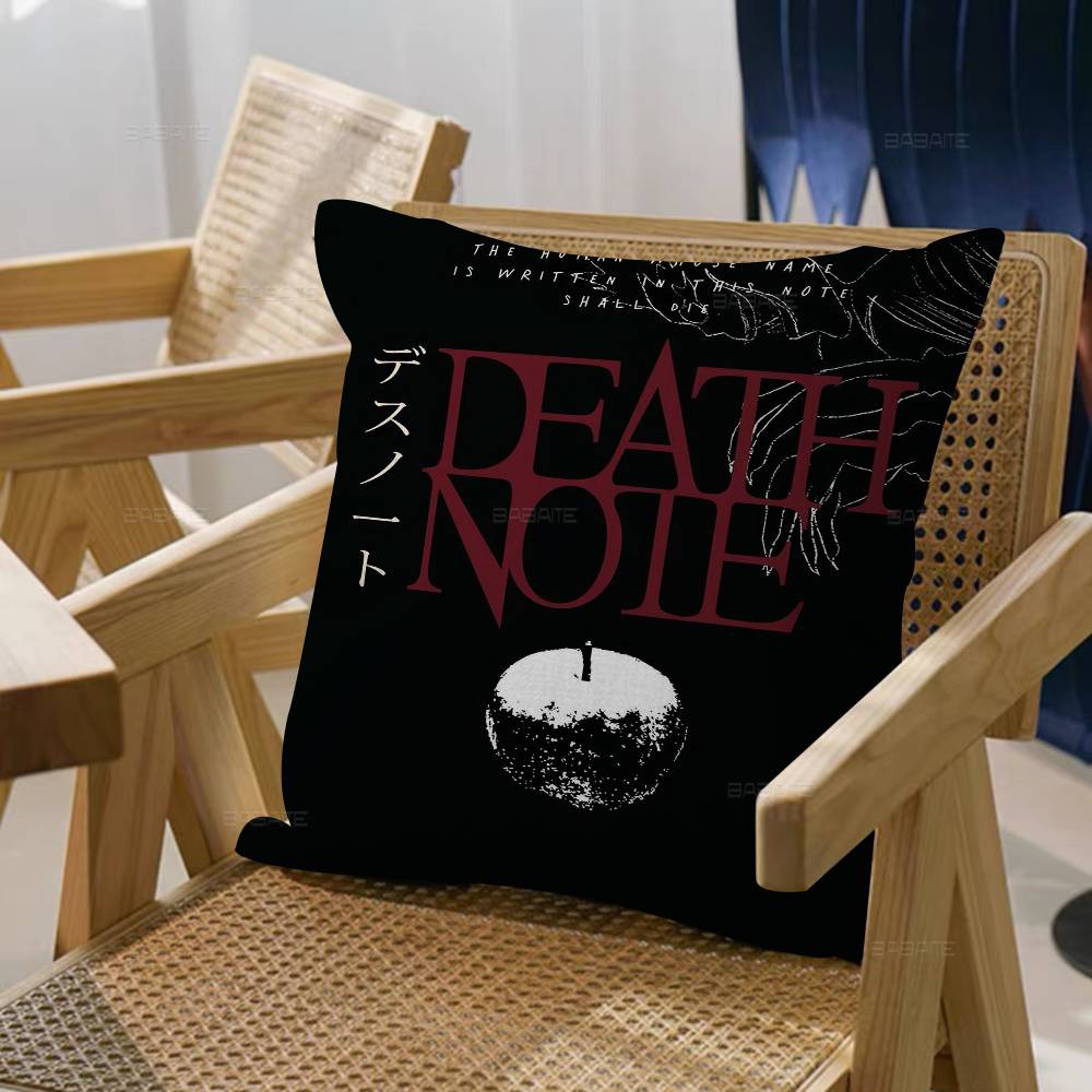 Death Note Anime Pillow Anime Pillow Sofa Bed Head Pillow Cover Cushion Cover 45x45 Cm Fashion