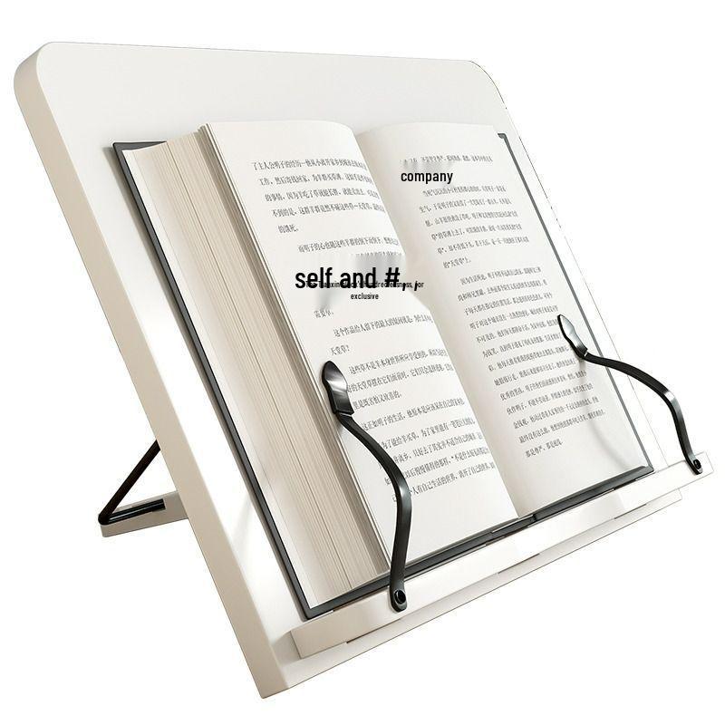 Wooden Desktop Book and Computer Stand - Ideal for Study and Reading