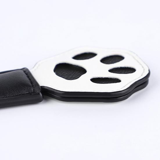 Faux Leather Pat Kitten Paw Design Fine Sewing Comfortable Grip Imitation Leather Racket Couple Adult Products