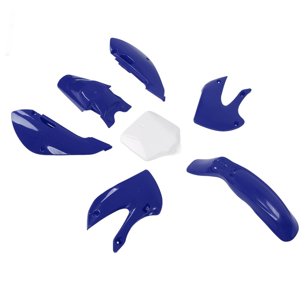 7-teiliges Dirtbike Kunststoff-Verkleidungsset Karosserieteile Verkleidungssatz Motorradzubehör Ersatz für KLX110 KX65