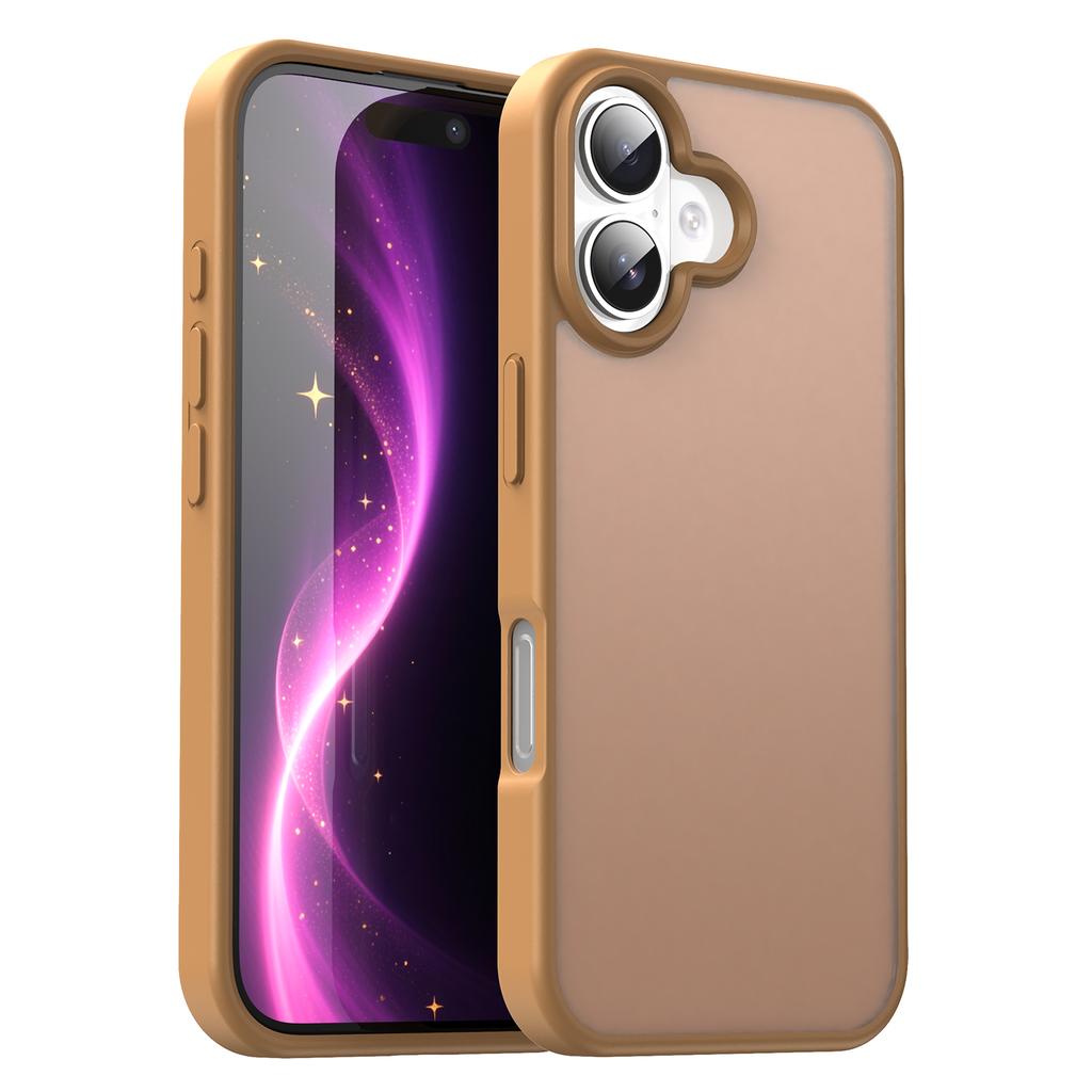 For iPhone 16 Plus Case Skin Touch Matte Anti Drop TPU PC Phone Back Cover