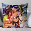 Double Sided Nadia Animation Pillow Cover 90s Cartoon Theme for Sofa and Leisure Space Nostalgic Decor