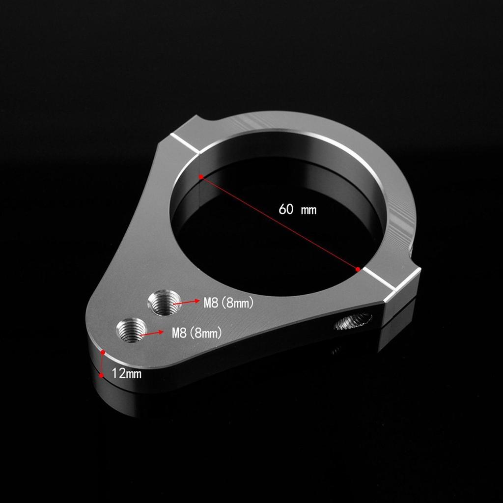 Front Fork Damper, Modification, Mounting Clip, Bracket Made of Aluminum Alloy, Lightweight