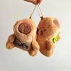 Capybara Plush Toy Keychain Cute And Comfortable Backpack Ornaments Hanging