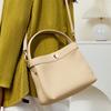 Niche Design Commuter Handbag Advanced Leather Crossbody Bucket Bag Single Shoulder Female Instagram Wind Bucket Bag