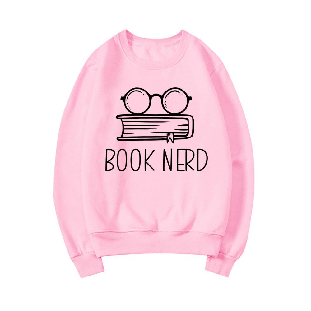 Mikina Book Nerd Skeletons Book Lover Mikina Dámské mikiny s dlouhým rukávem a vroubkovaným výstřihem Mikiny na čtení Mikiny s kapucí Knihovnice Ležérní topy
